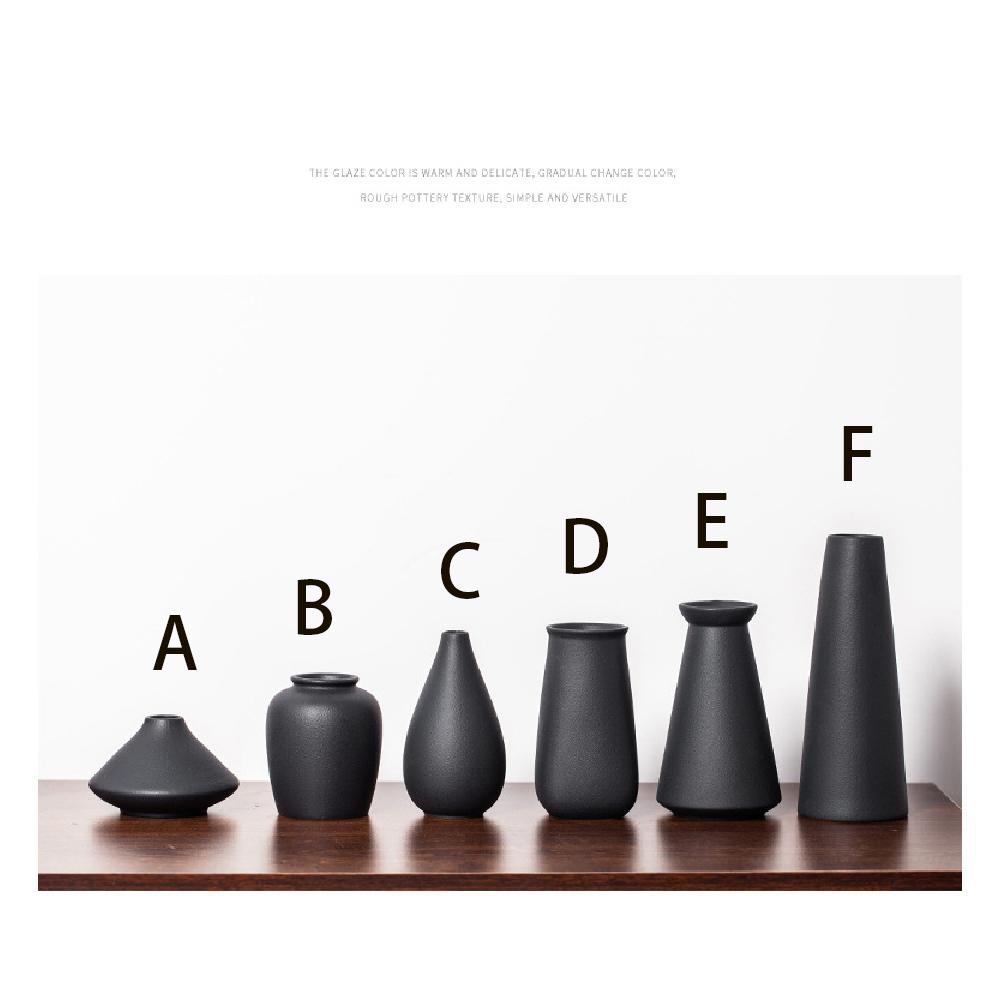 Small Ceramic Vase for Flowers Plants,  Matte Vases for Modern Table Shelf Home Decor Wedding  Frosted Elegant Ceramic Vase