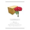 [mamawreath] Artificial Flower Rose Bundle 1 Bundle Bouquet Bush Wall Hanging Bouquet Artificial Flower Red Red Fake Interior Table Decoration Flower