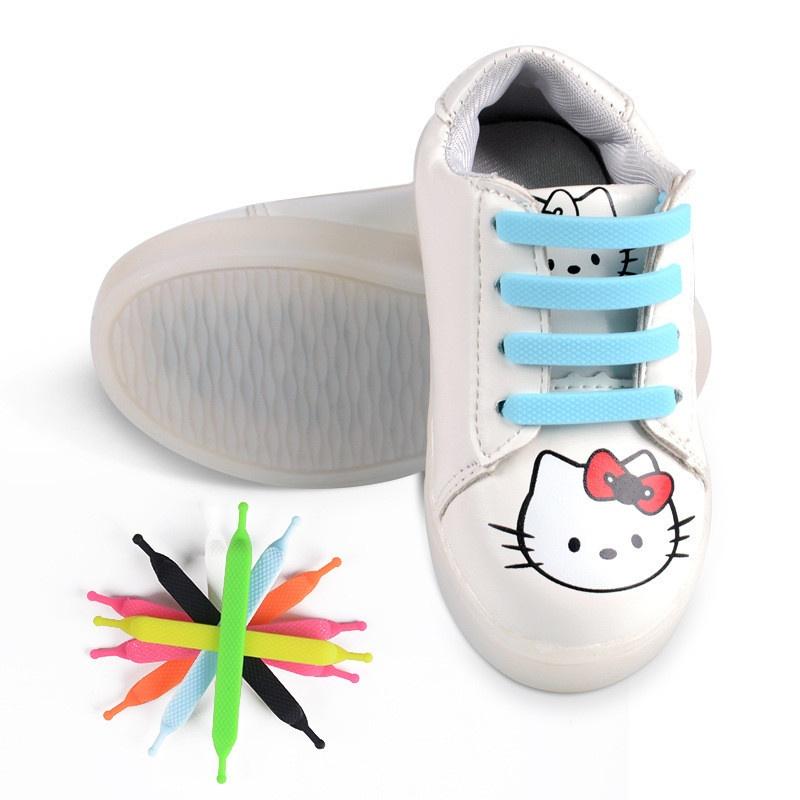 Silikonové tkaničky Lazy Elastické Silikonové tkaničky Unisex Elastické tkaničky T-kravata Creative No Tie Guma
