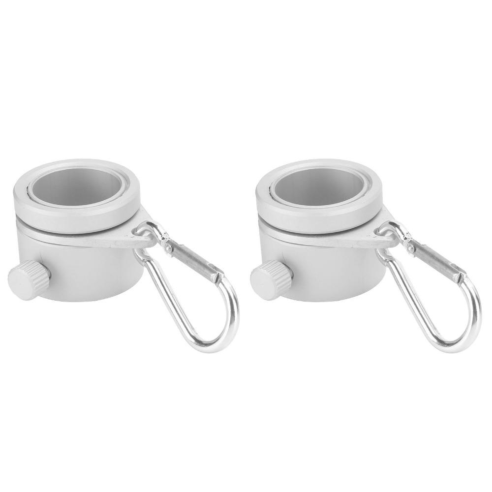 2Pcs Metal Flagpole Ring Rotating Rotating Ring Stable Flag Ring  Home Use
