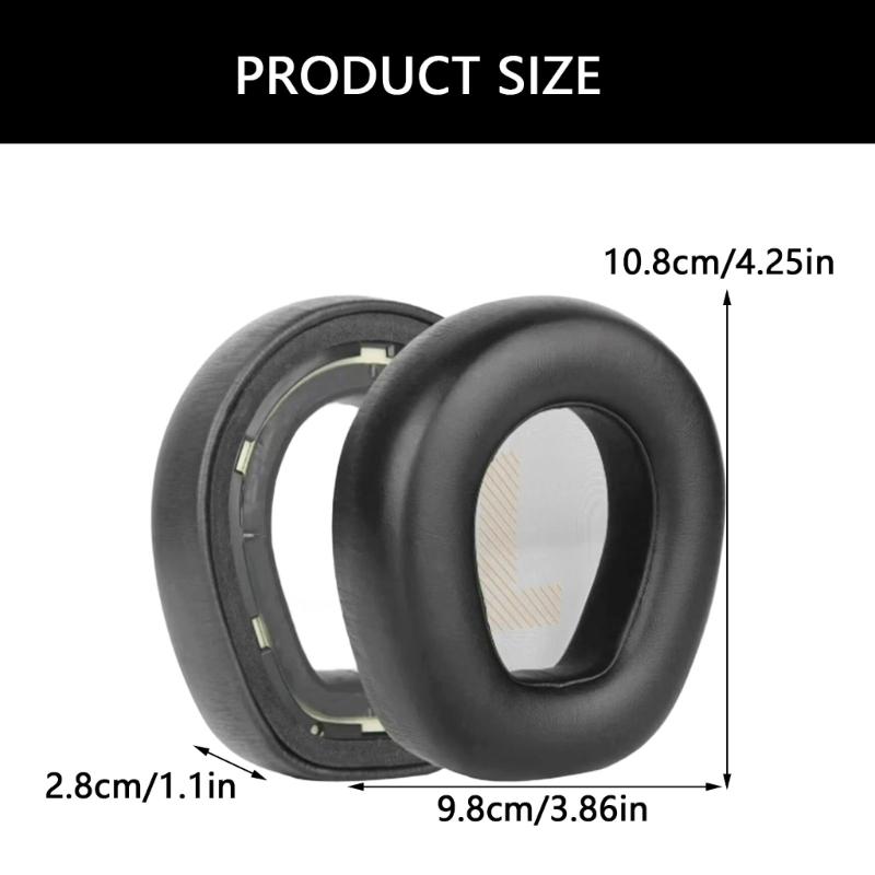 Soft Noise Isolation Headphone Earpads Protein Ear Cushions Easy Installation for QuantumOne Headphone Comfort Fit