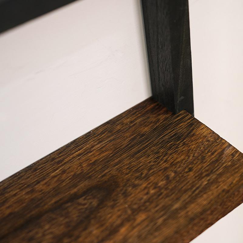 2Pcs Wooden Wall Shelf Set Simple Modern Wooden Wall Mounted Shelf Living Room Decoration Wall Mounted Shelf Installation Free