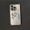 Square Back Tube Protection Clear Case For iPhone 11 14 Pro Max 12 16 ProMax 15 Plus 13 Anti-Oxygen,Go For It Pattern Casing
