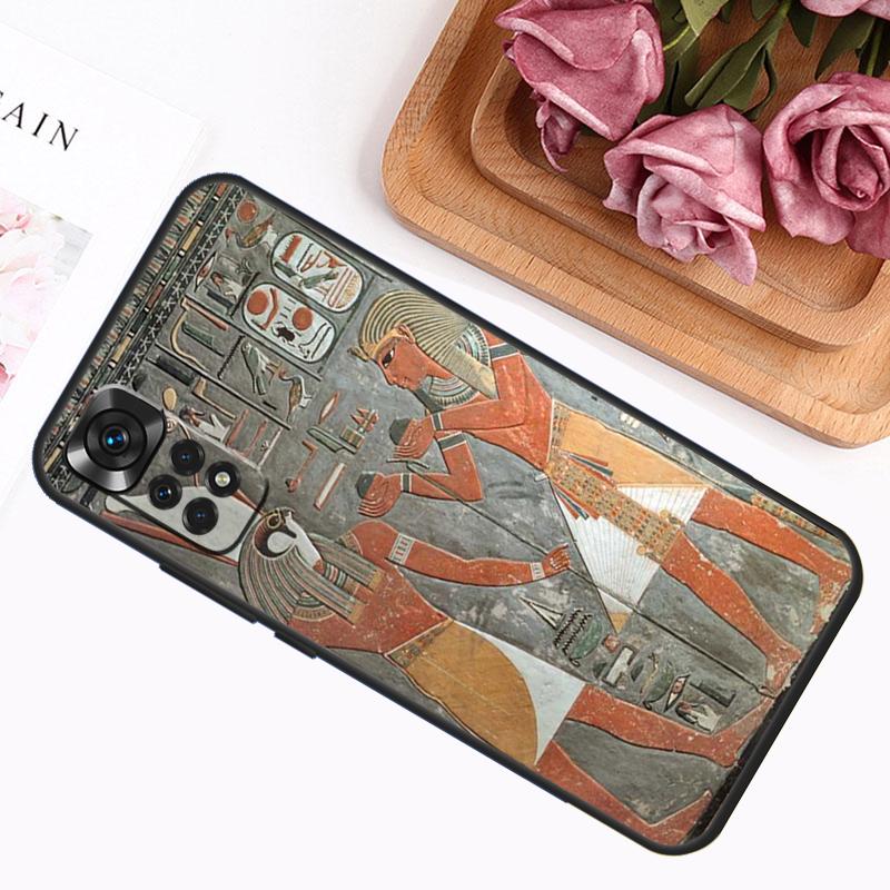 

Чехол-накладка с рисунком Фараона Египта для Xiaomi Redmi Note 12 11 8 9 10 Pro 9S 10S 11S 12S 9A 9C 9T 10A 10C 12C Задняя крышка Redmi Note 9 Pro