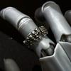 Retro “Ossuary” Skulls Adjustable Open Ring For Men Women Silver-plated Copper Punk Gothic Edgy Jewelry Accessories Cool Gift
