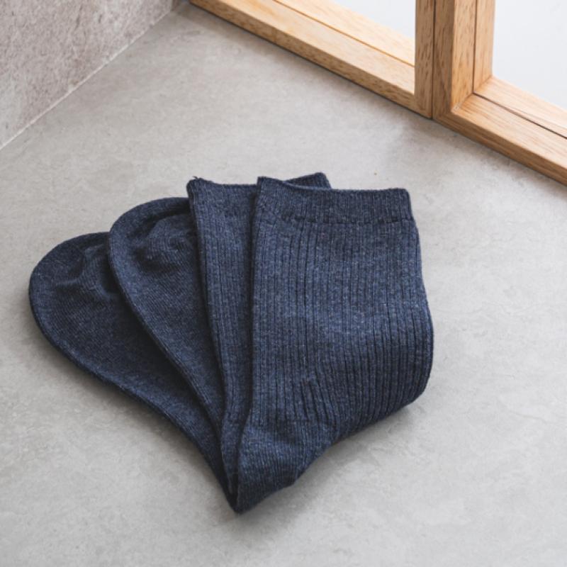 Monfoot Women S Ribbed Long Neck SockS Navy