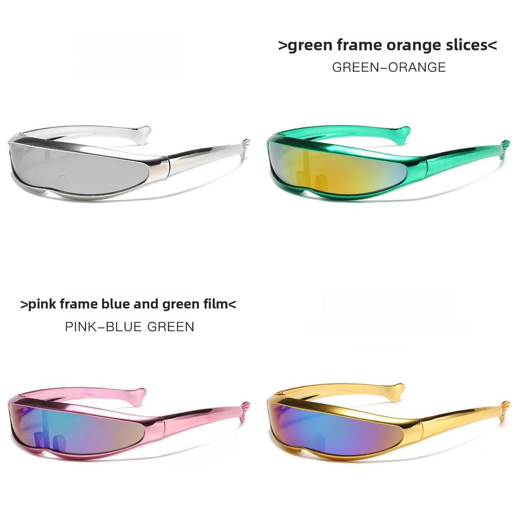 Future Style Sunglasses For Outdoor Sports With Uv400 Protection For Party And Rave Fans