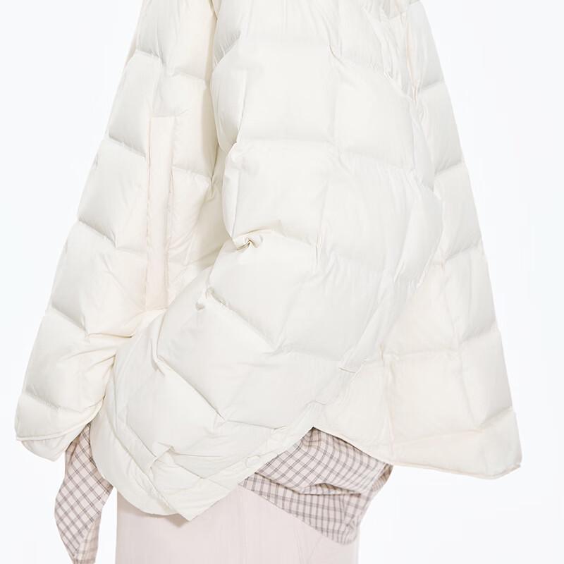 JNBY Women's Loose H-Line Long Sleeve Duck Down Jacket