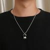 Astronaut Pendant Necklace Chain Creative for Couples Boys Girls