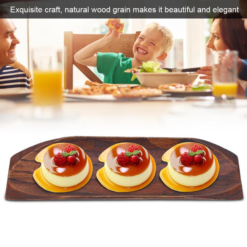 Elegant Sushi Tray Snacks Salad Desserts Wooden Container Home Restaurant Serving Dish