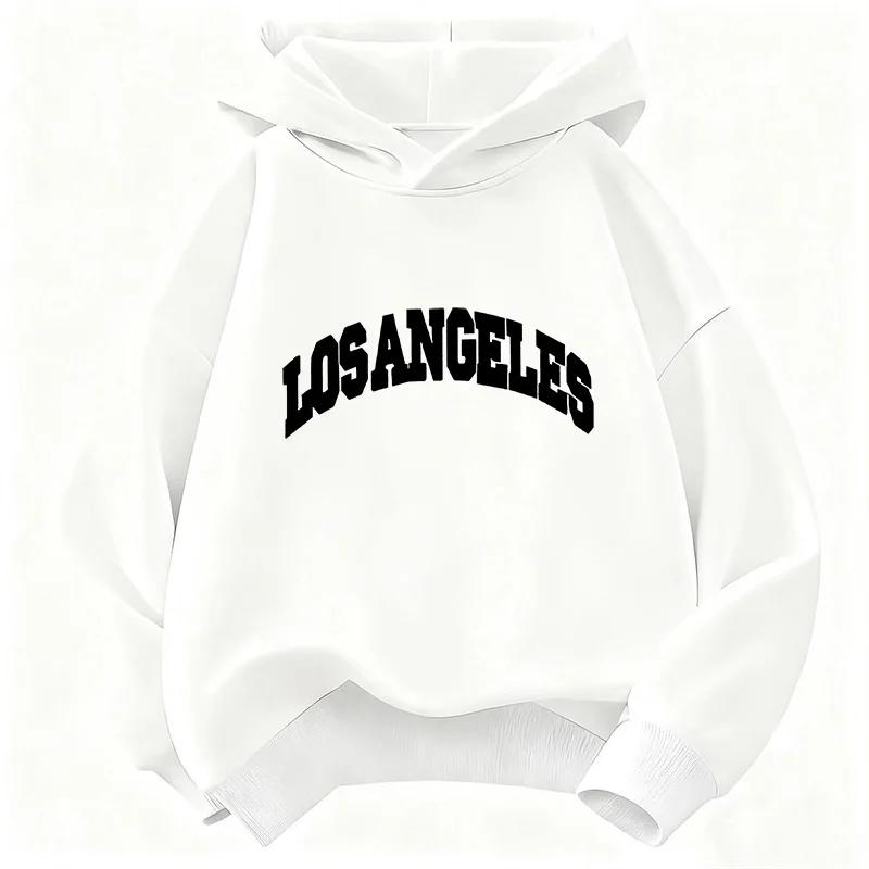 Lässiger Y2K Los Angeles Kapuzenpullover für Kinder – Trendige Kleidung für Jungen und Mädchen