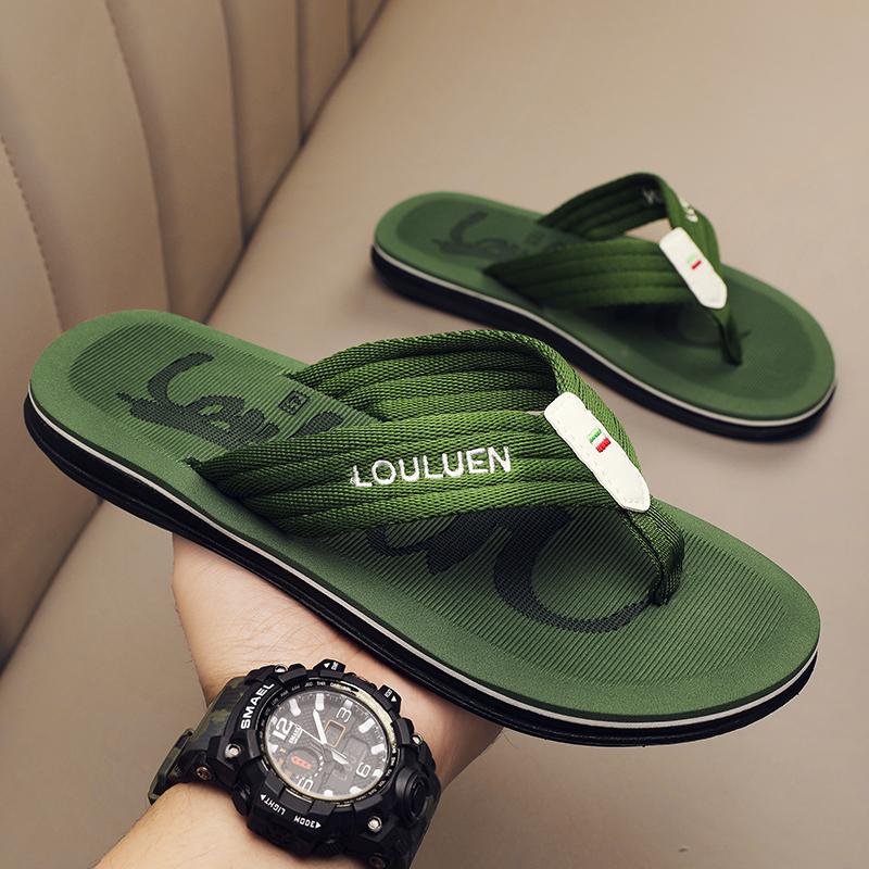 Fashion High Quality Brand Hot Sale Flip Flops Men Summer Beach Slippers Men Fashion Breathable Outdoor Casual Shoes Men Flip Flop Beach