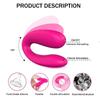 Couple Vibrator Wearable U Type Vibrator For Women Vagina Clitoris Stimulate G-Spot Massage Masturbator Female Adults Sex Toys