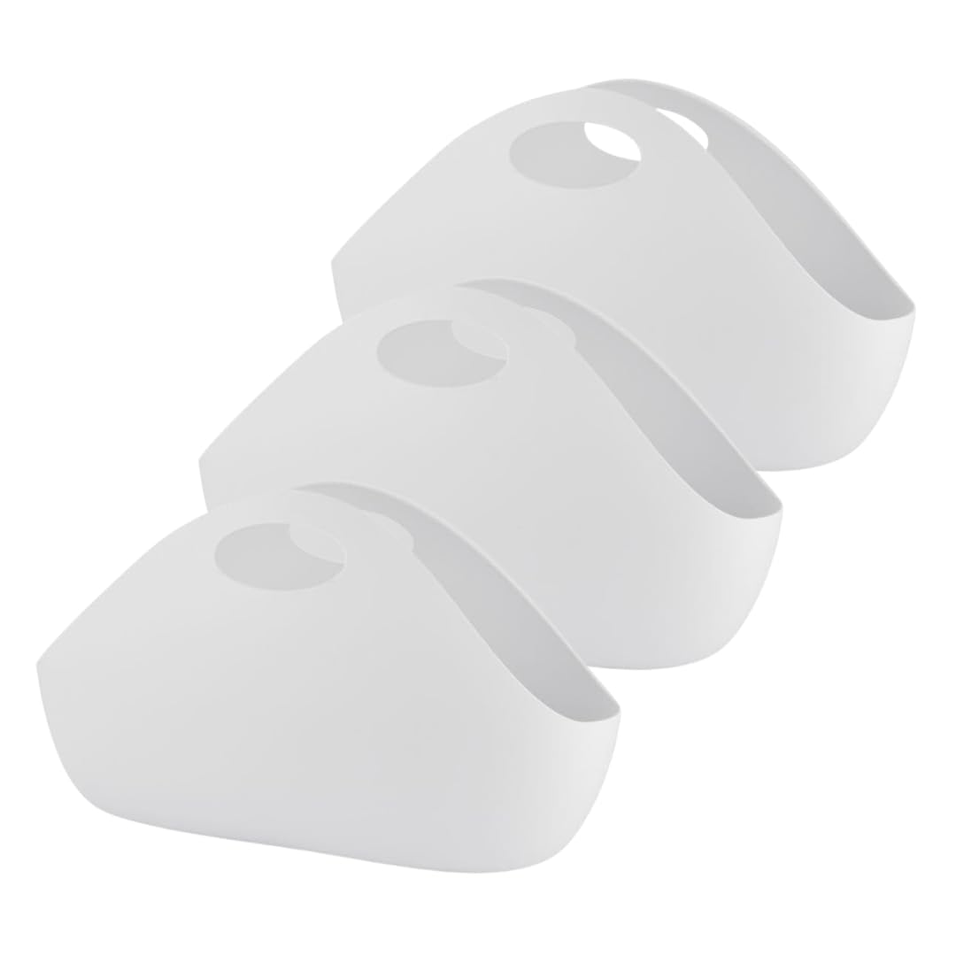 

[Iwatani Materials Official] ENOTS Interior Bags, White, Set of 3, Storage Boxes, Baskets, Lightweight