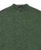 AJOBYAJO Velvet Cable Stitch Sweater [Khaki]