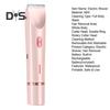 Double-head Women Electric Shaver USB Rechargeable Waterproof Portable Travel Face Body Bikini Area Arm Leg Hair Removal Razor Epilator Trimmer