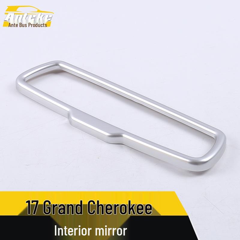 Fits 17 Grand Cherokee Models: Interior Rearview Mirror Decorative Frame