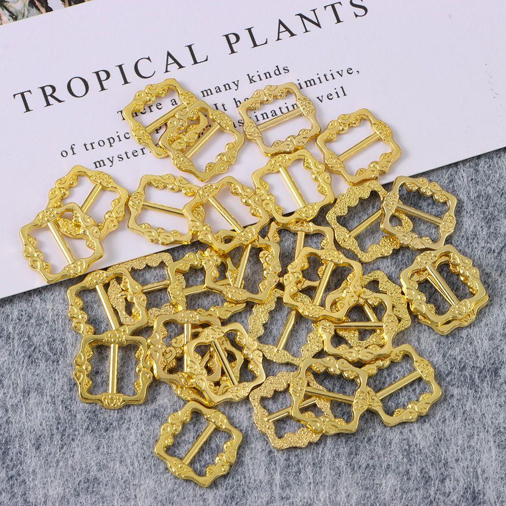 Mini Ultra-small Pattern Belt Buttons Tri-glide Buckle Diy Dolls Buckles Doll Bags Accessories