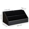 KINGFOM PU Leather Storage Storage Pen Pencil Desk Remote Control Desktop Storage for Remote and Small Stylish for Home and Office Box, Case, Holder,