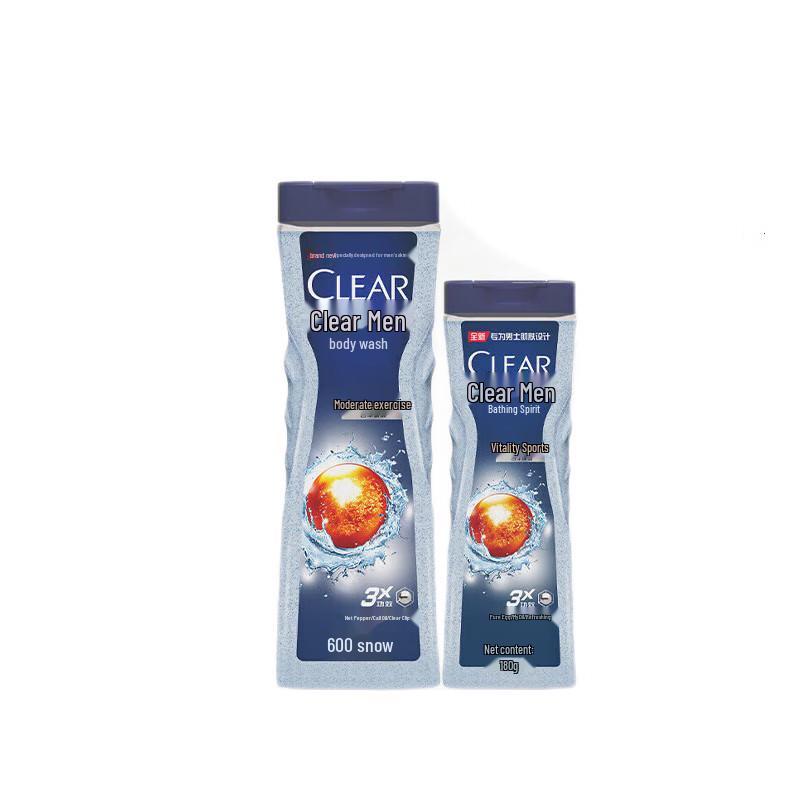 Clear & Fresh Men's Balancing Oil Control Shower Gel