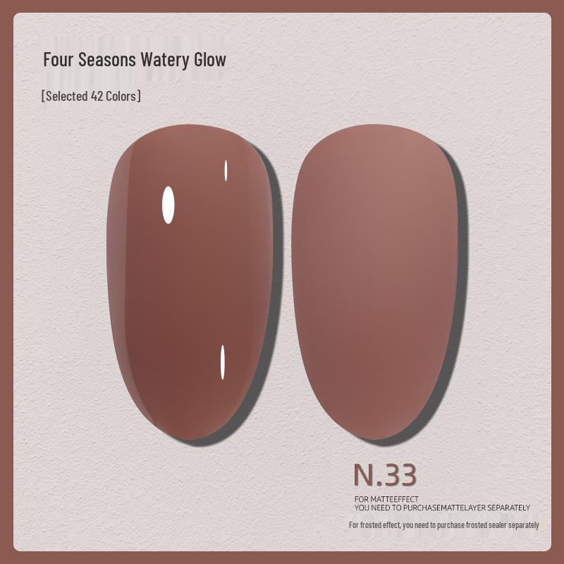 

Trending Spring Nude Pink Gel: Internet-Famous Water-Transparent Nail Polish for Salons