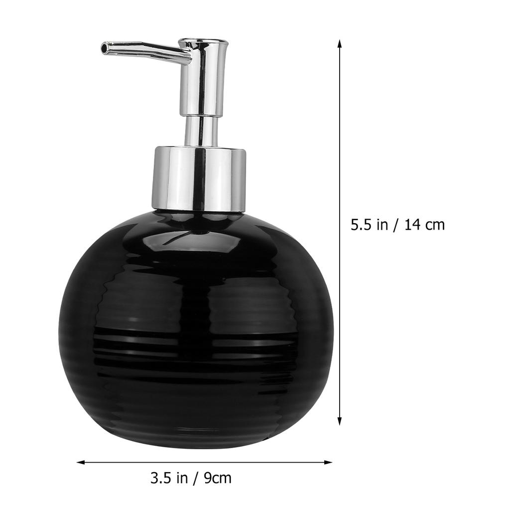 1Pcs Press Ceramic Lotion Bottle Pump Dispenser for Travel Camping Bathroom Makeup Pump Dispenser Ceramic