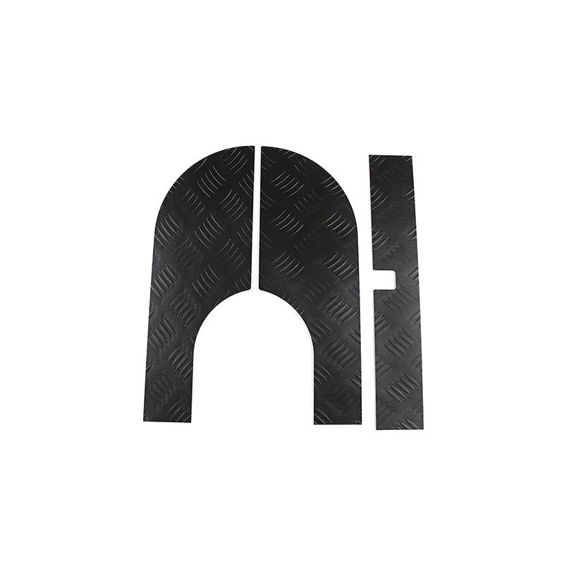 

For Land Rover Defender 90 110 130 2004-2019 Aluminum Alloy Black Car Tailgate Roof Trim Panel Cover Sticker Car Accessories
