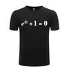Euler Equation Identity Nerd Geek Science Funny T Shirt Tshirt Unisex New Short Sleeve O Neck Casual Tshirt Top Tee