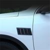 Universal Car Front Bonnet Vents Hood Fender Decorative Carbon Fiber Look 1 Pair