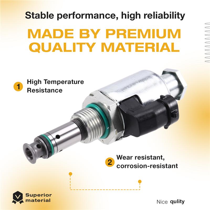 Excavator For Caterpillar Hydraulic Pump Solenoid Valve 122-5053 1225053 24V E325C E325CL M325 E322C E322CL 3126 3126B