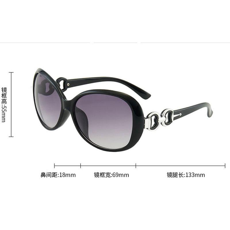 New Women Large Oval Sunglasses Vintage Designer Sun Glasses Fashion UV400 Protection Stylish Eyewear