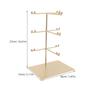 Espositore Metallico a 3 Livelli per Occhiali Organizer per Occhiali da Sole Vetrina per Occhiali per Negozi al Dettaglio Collezione Personale