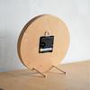 Hacoa Wall Clock Walnut Round-W H150-W