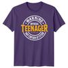 Official Teenager Warning May Contain Attitude Teen Unisex Graphic Tee Unisexs Top