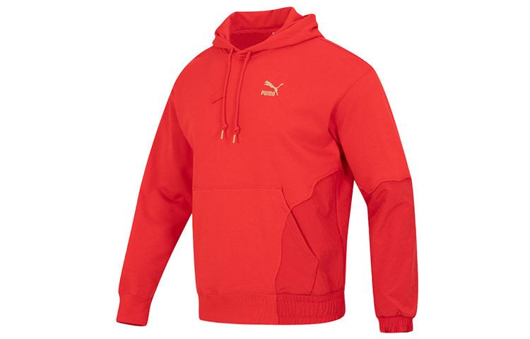 PUMA CNY Bz Zaozhi Sweatshirts Men s Red Hooded Moderate Regular 539593-11 S