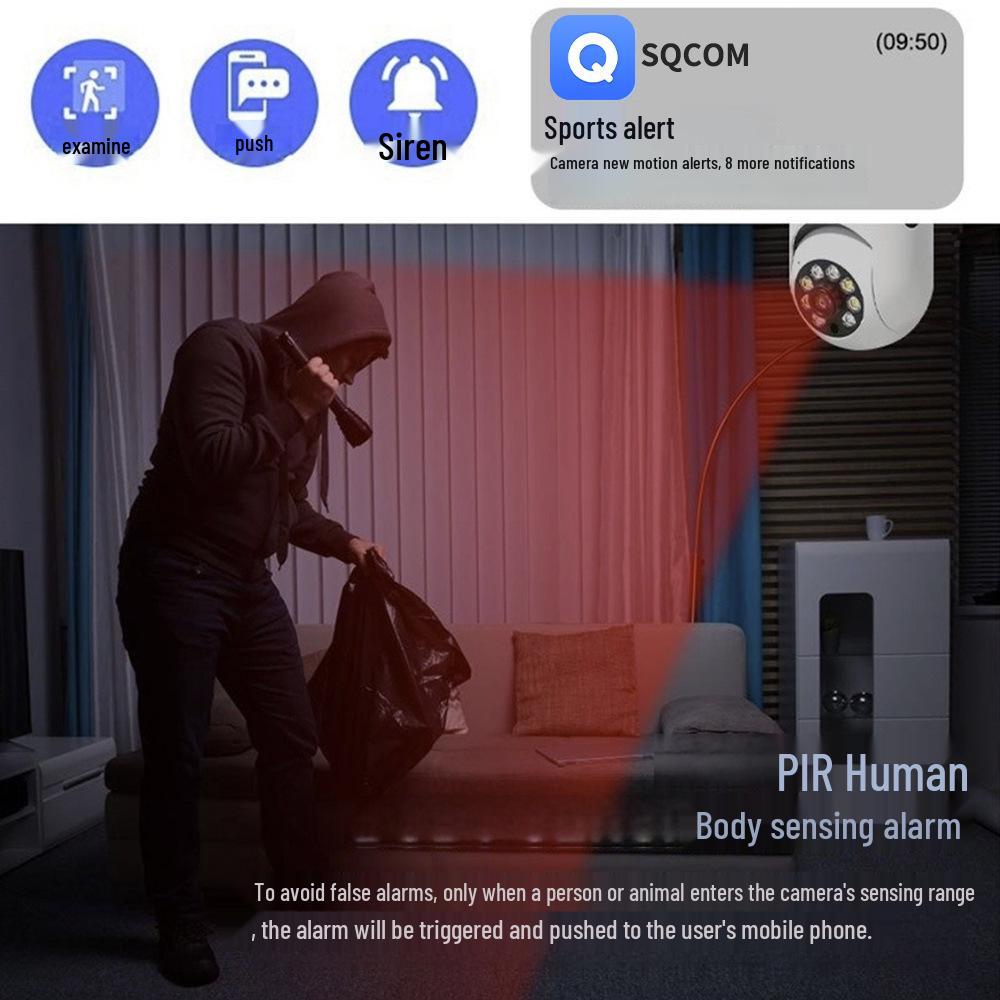 WiFi HD Rotating Light Bulb Camera: Wireless Monitor with Exclusive Hot-Selling Features
