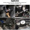 EVIL ENERGY 6AN Male Flare to -6 Female Swivel with 1/8" NPT Gauge Port Fuel Pressure Take off Fitting Adapter Aluminum