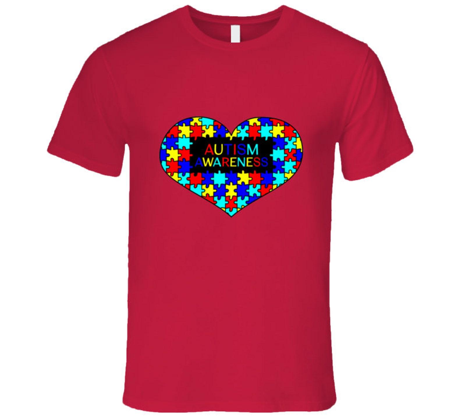 Autism Awareness T Shirt XL