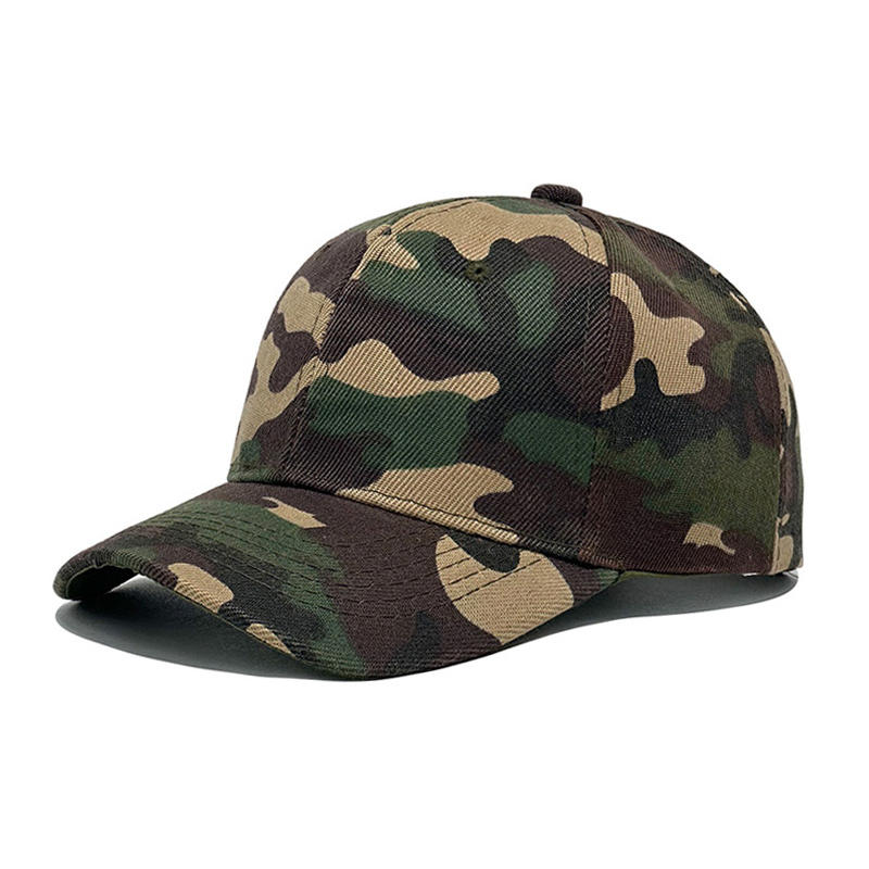 Summer Camouflage Baseball Cap Spring Autumn Travel Outdoor Sports Curved Brim Sun Hat