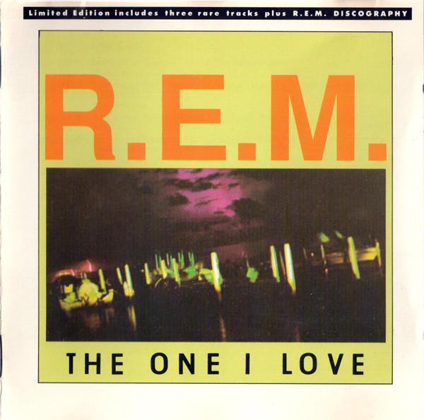 

CD R.E.M. - The One I Love DIRMX178 I.R.S. Records 1991 UK Rock Used