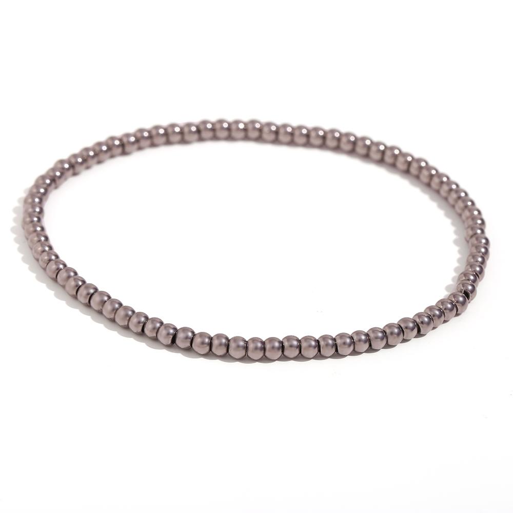 MamacitaSlay Pulsera Elástica de Cuentas de Acero Inoxidable 316L Chapada en Oro de 18 Quilates Pulsera Impermeable para la Muñeca Joyería de Alta Calidad Pulsera Regalos