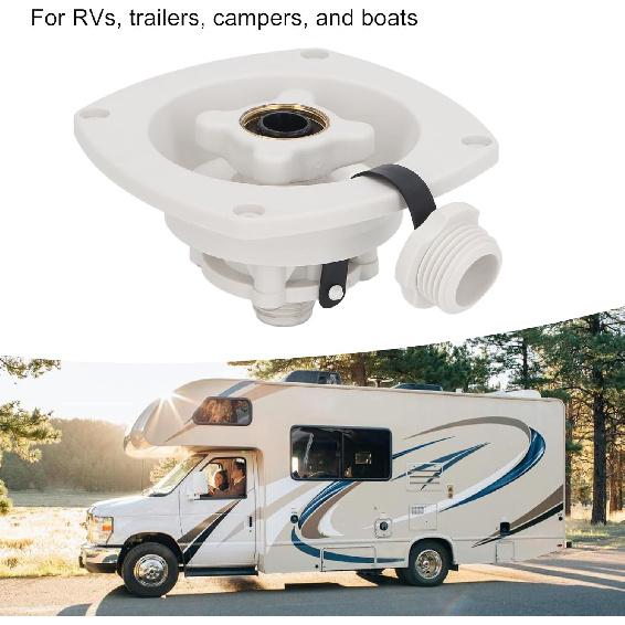 Wohnmobil Stadtwasseranschluss, Wandmontierter Stadtwasseranschluss-Fülleranschluss mit Druckregler für Wohnmobil, Wohnwagen, Boot