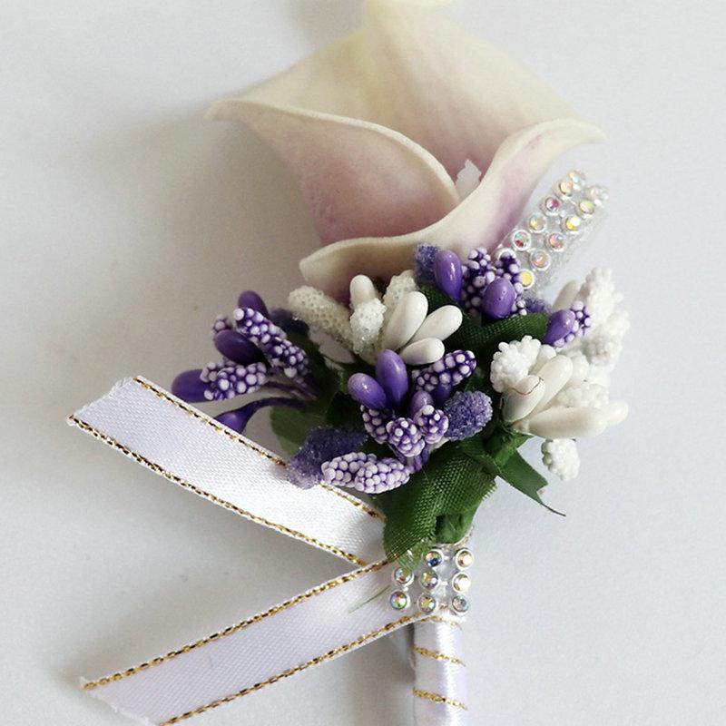 Hochzeit Corsage Bräutigam Boutonniere Bouquet Party Simulation Dance Handgemachte Brosche Braut Brosche