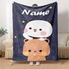 Personalizza Nome Personalità Bubu Dudu (3) Coperta Morbida e Calda per Divano, Ufficio, Letto, Viaggio, Pausa Pranzo, Regalo Adatto a Tutte le Stagioni