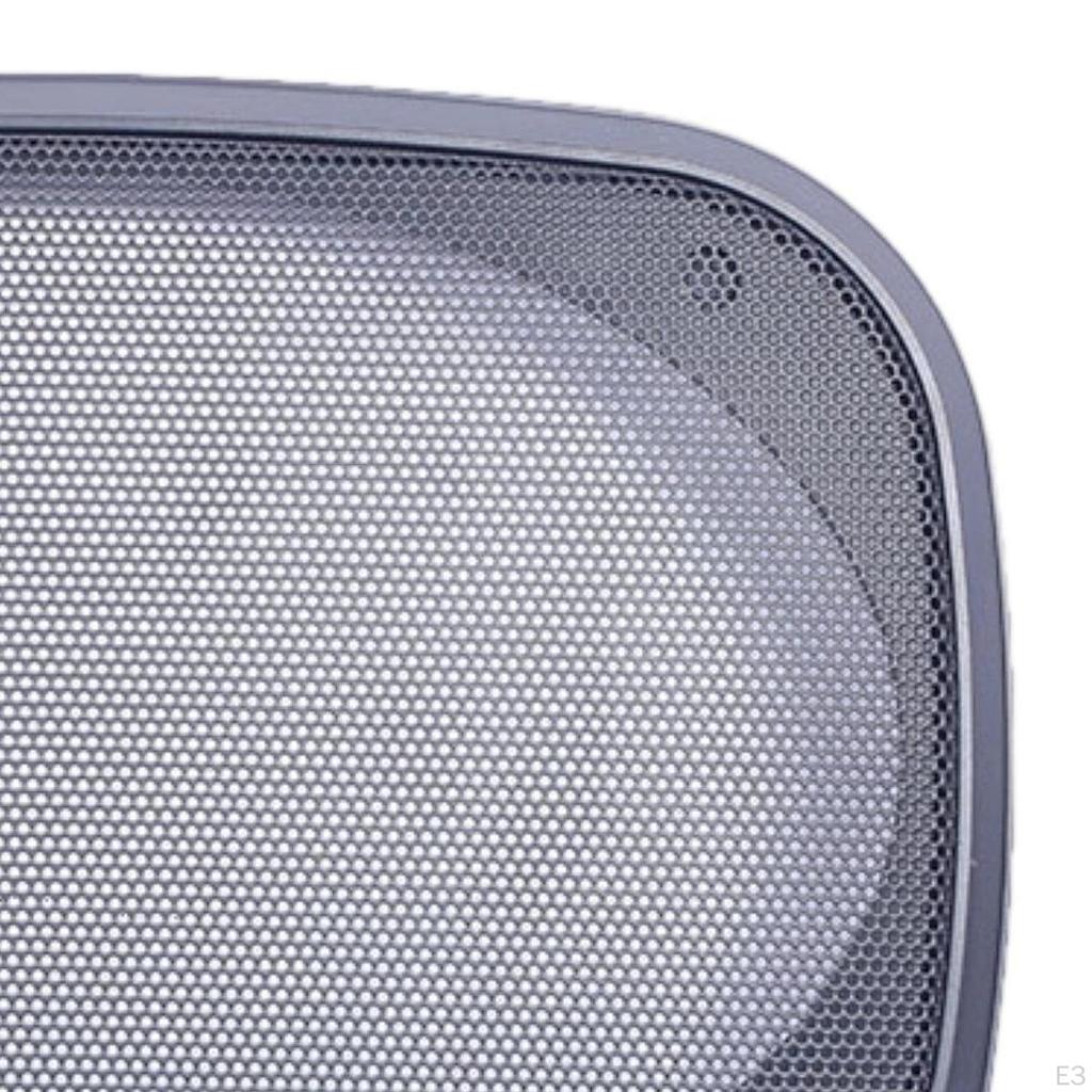 Black Car Audio Speaker Grille Cover with Metal Mesh, Easy Installation And Protector.