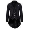 Mens Vintage Tuxedo Tailcoat Halloween Cosplay Stage Performance Suit for Adults