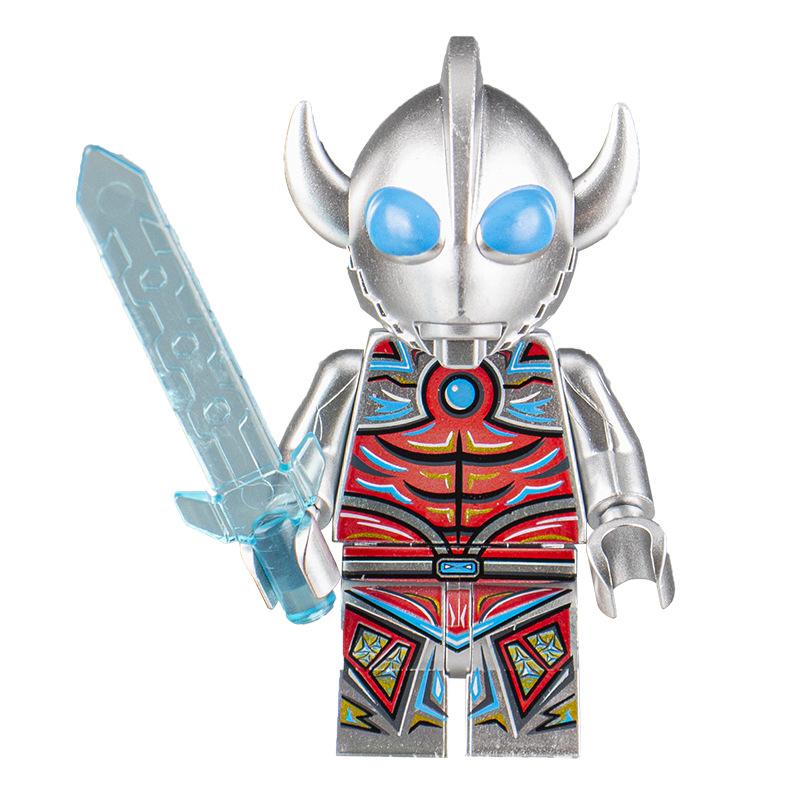 Ninja Warrior Superhero Doll With Weapon Single Building Block Assembly Toy