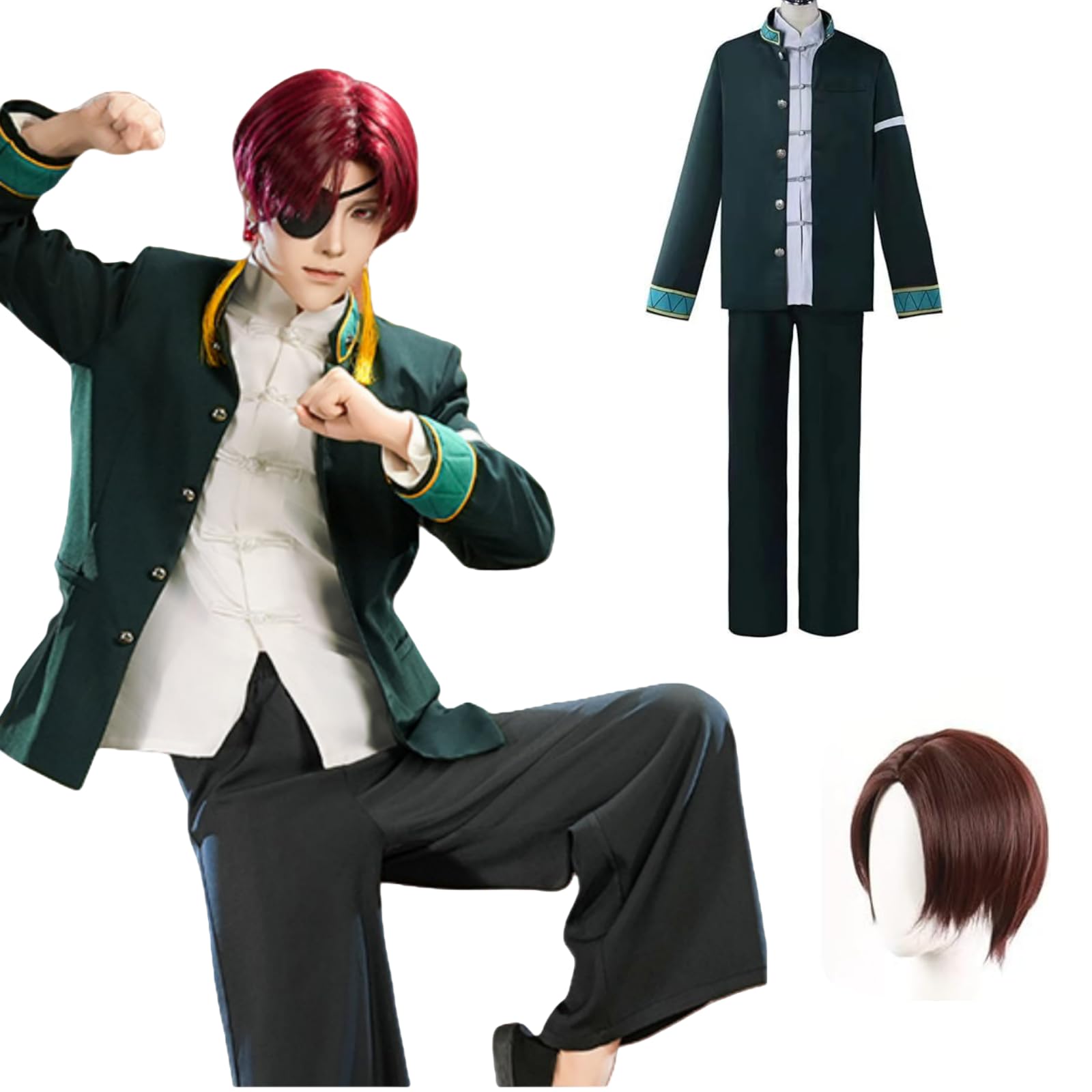 

Костюм для косплея Фуурин Хай Скул Суо Джунхи Костюм для косплея на Хэллоуин [ENDIANDUO] (Суо Джунхи, М)