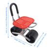 Garden Seat Cart Increase Efficiency Garden Rolling Work Seat Iron Labor Saving Adjustable for Farm