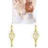 Elegant Womens Quartz Watch With Waterproof Mineral Glass And Pearl Dial For Casual Style